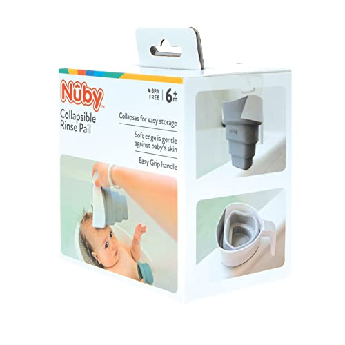 Collapsible Rinse Pail for Baby Bath Time