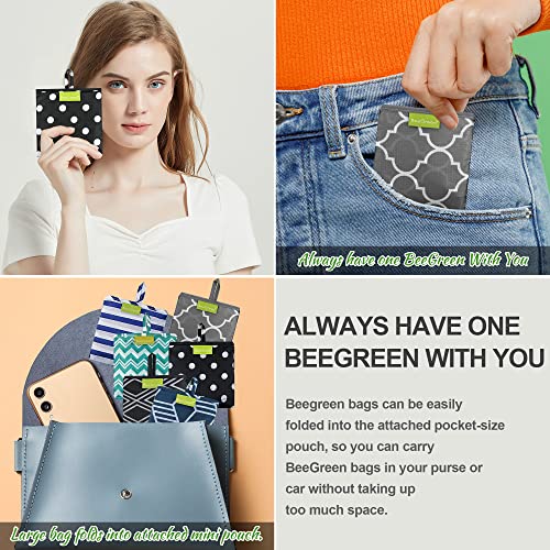 Compact reusable grocery totes