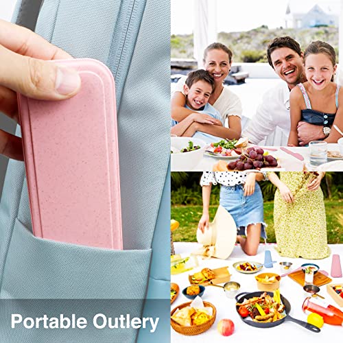 Reusable Travel Utensils Set with Case