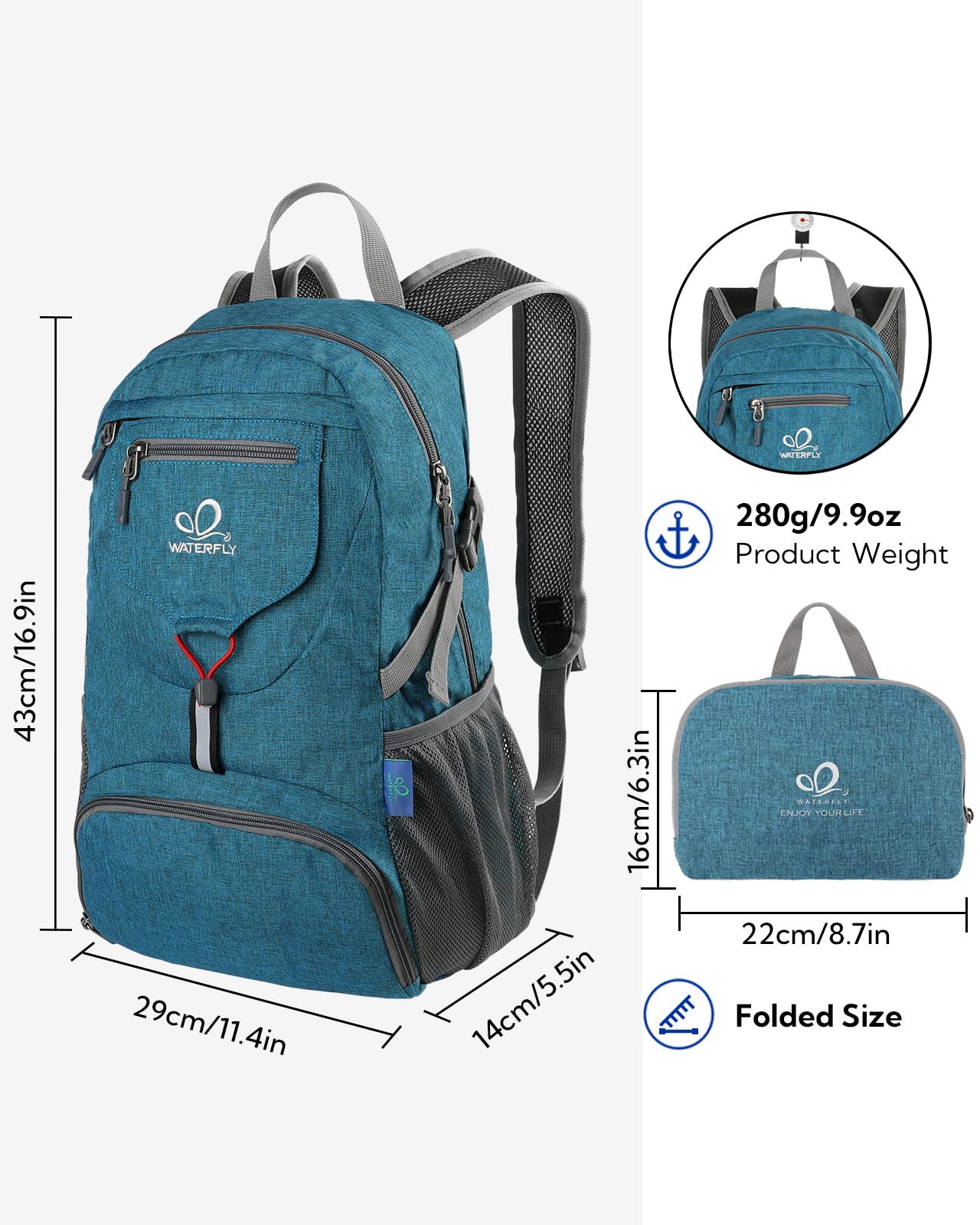 Lightweight Packable Backpack - 20L