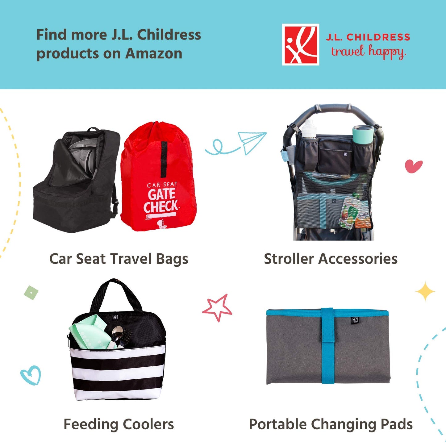 J.L. Childress Travel Bag - Large Stroller