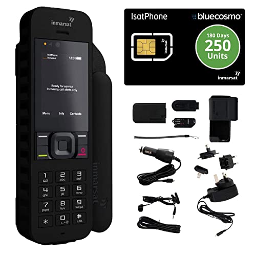 Inmarsat IsatPhone 2.1 Satellite Phone Kit & 250 Unit Prepaid SIM