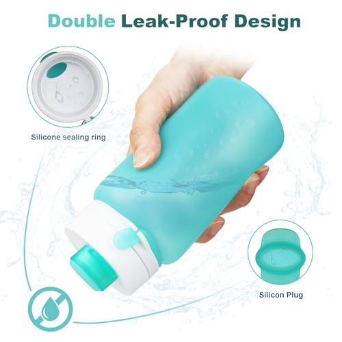 Collapsible BPA Free 19 oz Water Bottle