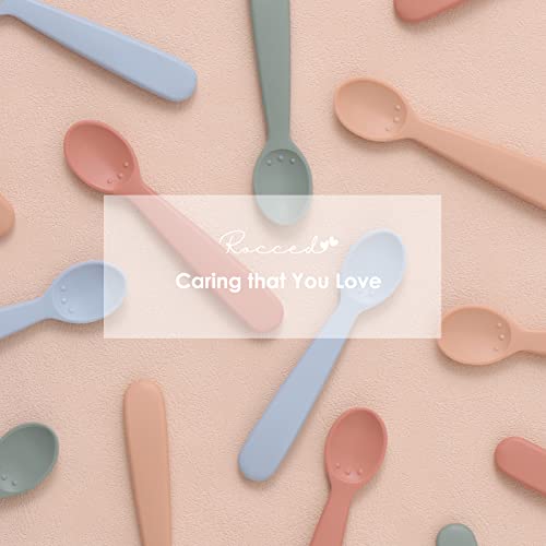 Silicone Baby Spoons - Set of 4