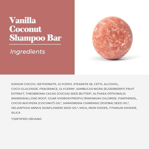 The Earthling Co. Shampoo Bar - Vanilla Coconut