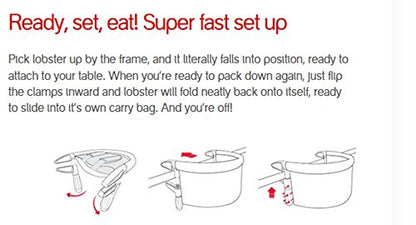 The "Lobster" Portable High Chair