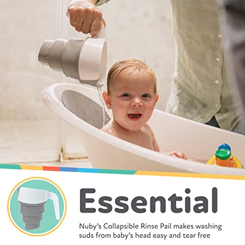 Collapsible Rinse Pail for Baby Bath Time