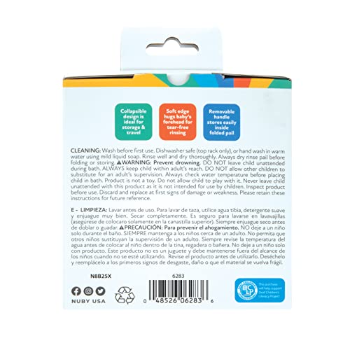 Collapsible Rinse Pail for Baby Bath Time