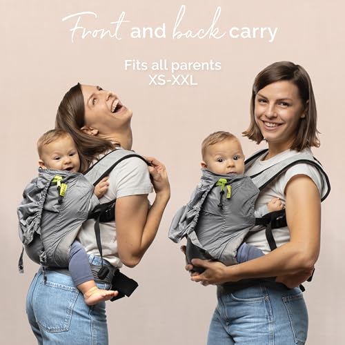 Boba Ultra-Lightweight Baby Carrier & Toddler Backpack Carrier - Grey