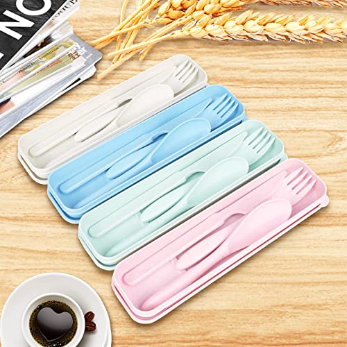 Reusable Travel Utensils Set with Case