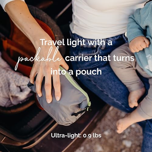 Boba Ultra-Lightweight Baby Carrier & Toddler Backpack Carrier - Grey