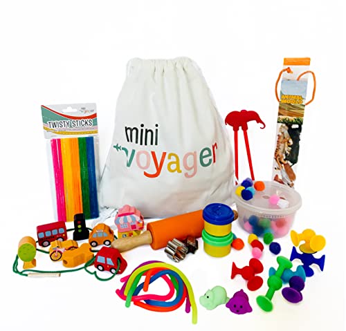 Mini Voyager Travel Activity Kit for Kids - Ages 3-4