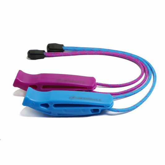 Emergency Survival Whistle with Lanyard (2 Pack)