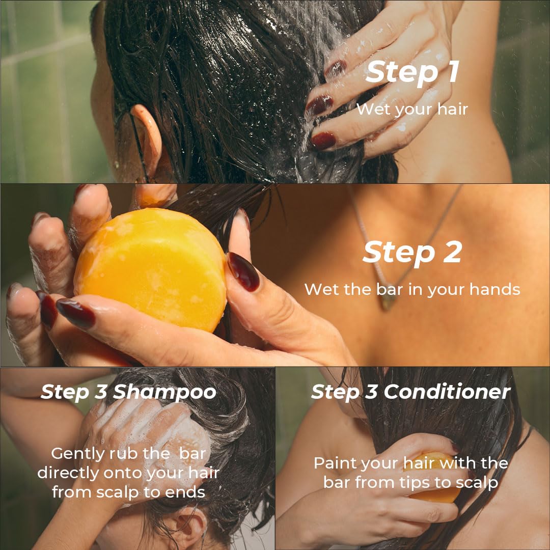 The Earthling Co. Shampoo & Conditioner Bar Set - Citrus Sun