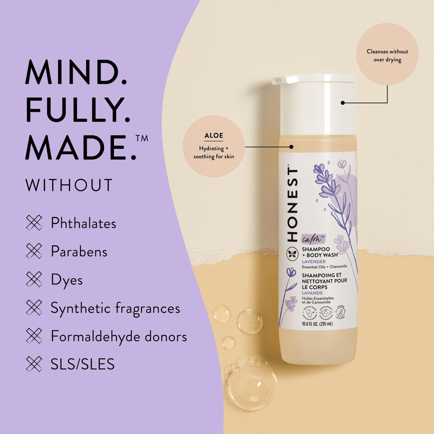 The Honest Company Travel Toiletries for Babies - Lavender