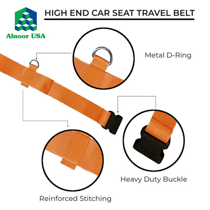 Car Seat Travel Strap to Connect to Luggage