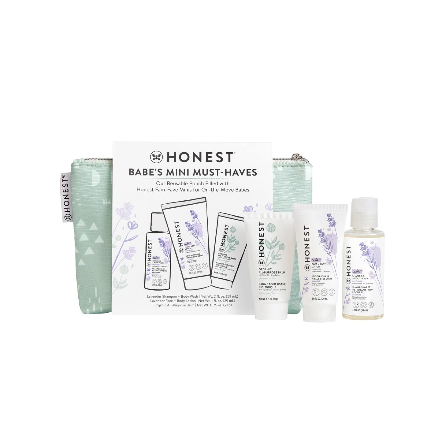 The Honest Company Travel Toiletries for Babies - Lavender