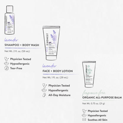 The Honest Company Travel Toiletries for Babies - Lavender