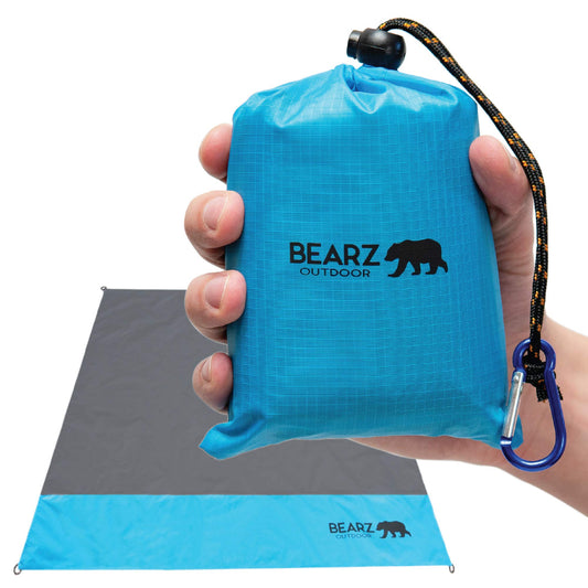 Waterproof compact travel picnic blanket